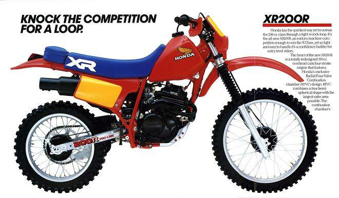 1983 Honda xr200r specs