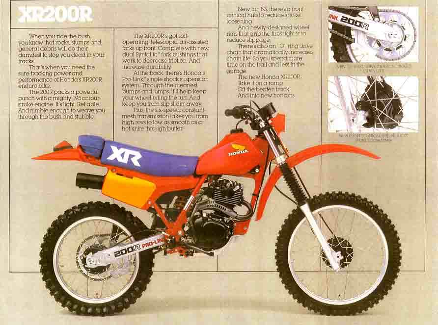 1984 Honda xr200 specs #4