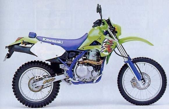 Lenkergriffe grün Kawasaki KLX 650 LX650C 1993-2001