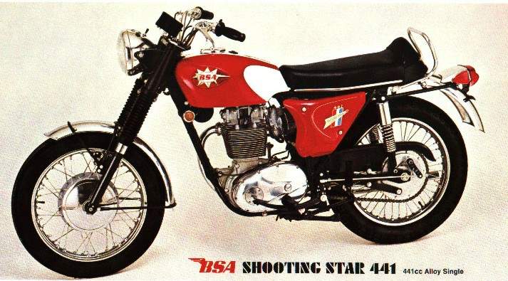 Vintage 1967 BSA 441 B44SS Shooting Star Brochure L5580 