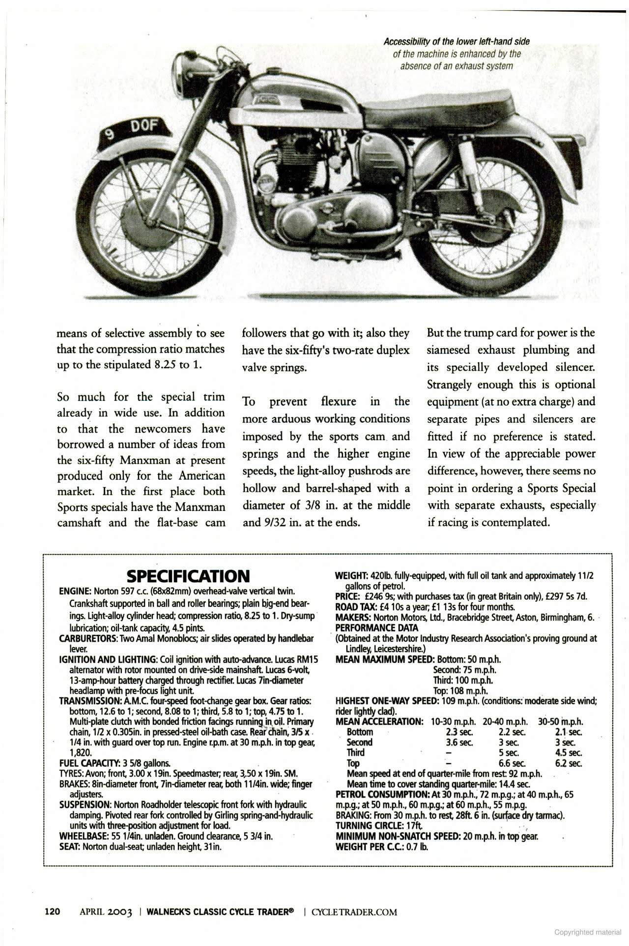 1961 99 Dominator 600cc Performance Engine Build Advice