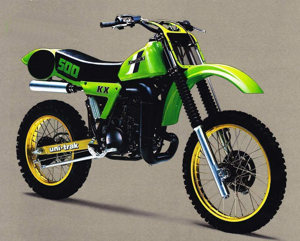 forræderi taske frakke 1983 - 1984 Kawasaki KX 500