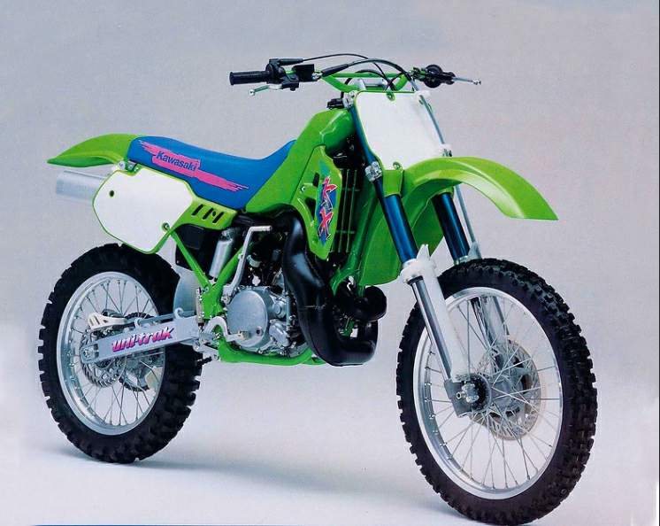 Evakuering Styrke pasta 1991 - 1992 Kawasaki KX 500