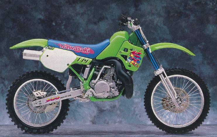 forsvinde rynker champion 1993 - 1995 Kawasaki KX 500