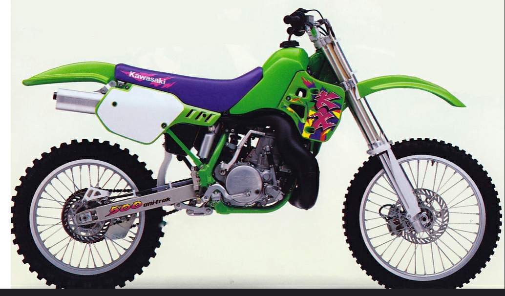 Kartofler pin Tæl op 1993 - 1995 Kawasaki KX 500