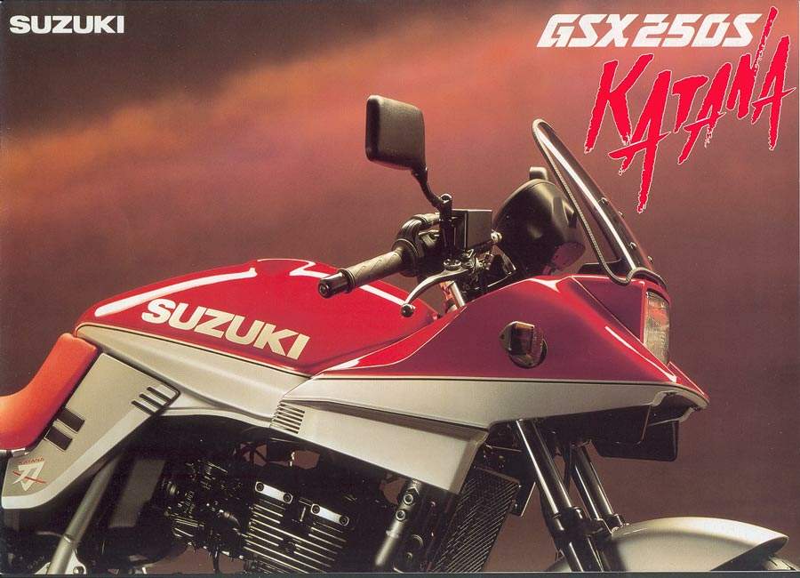 Konkurrence hæk udtryk 1992 Suzuki GSX250S Katana