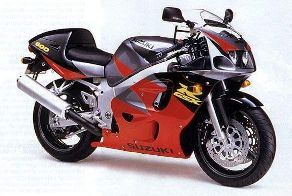 Hacia atrás mosquito sinsonte 1997 - 1998 Suzuki GSX-R 600 SRAD