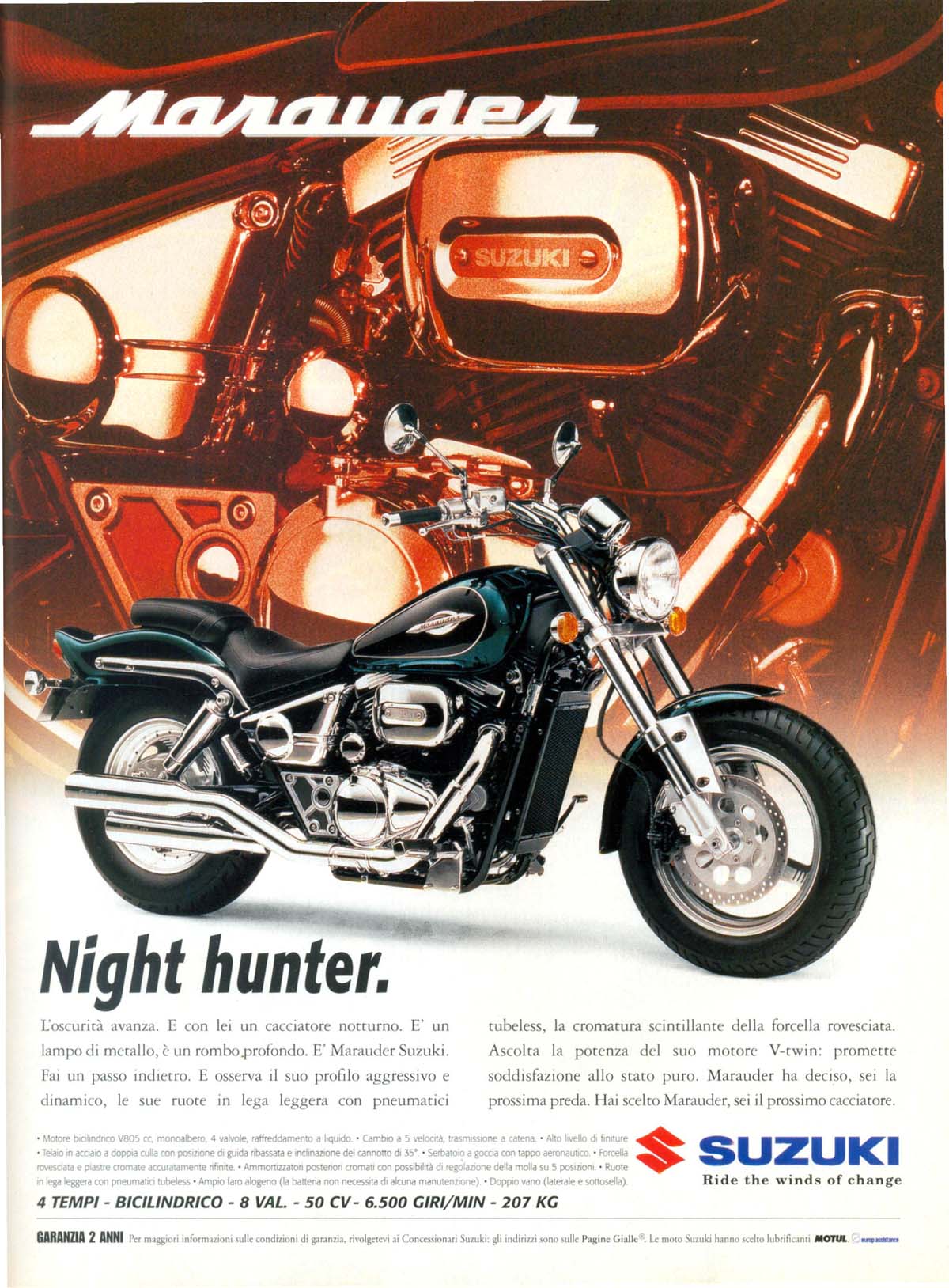 A 1997 Review of Suzuki's '97 Intruder 800 and Marauder from our  Middleweight Comparison