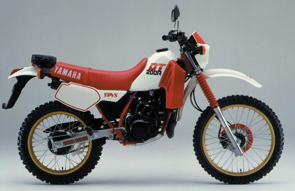 1984 Yamaha DT200  Yamaha, Motorcycle camping gear, Yamaha bikes