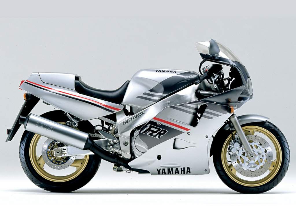 Oversigt Ruckus rødme 1989 Yamaha FZR 1000 EXUP