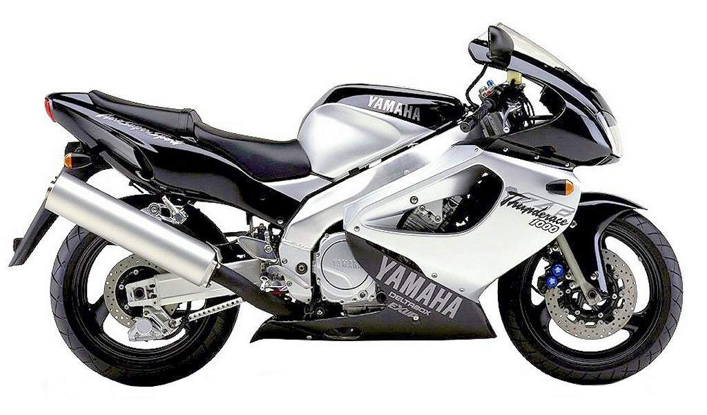 2001 Yamaha YZF1000R Thunderace Welly Motorrad Modell 1:18 