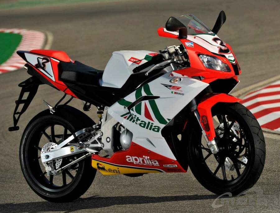 Hvert år Es menneskelige ressourcer 2010 Aprilia RS 125 Max Biaggi Superbike Replica