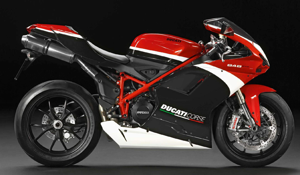 arrestordre bagagerum sløjfe Ducati 848 EVO Corse Special Edition