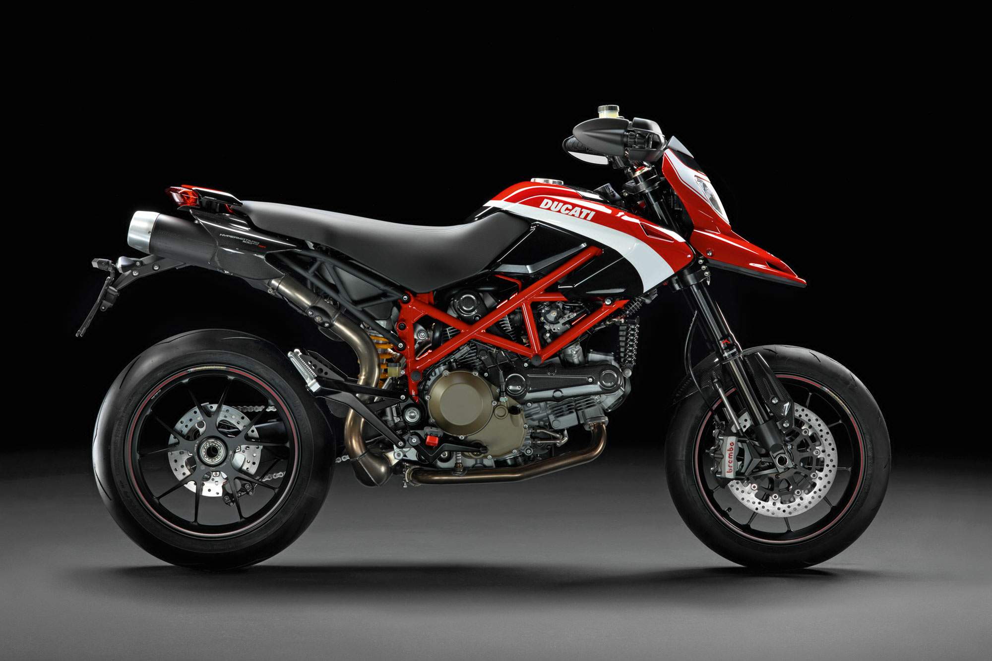 ZZH Ducati Hypermotard 1100 EVO SP Corse Special Edition Modelo Moto Kit 1:12 Escala,A 