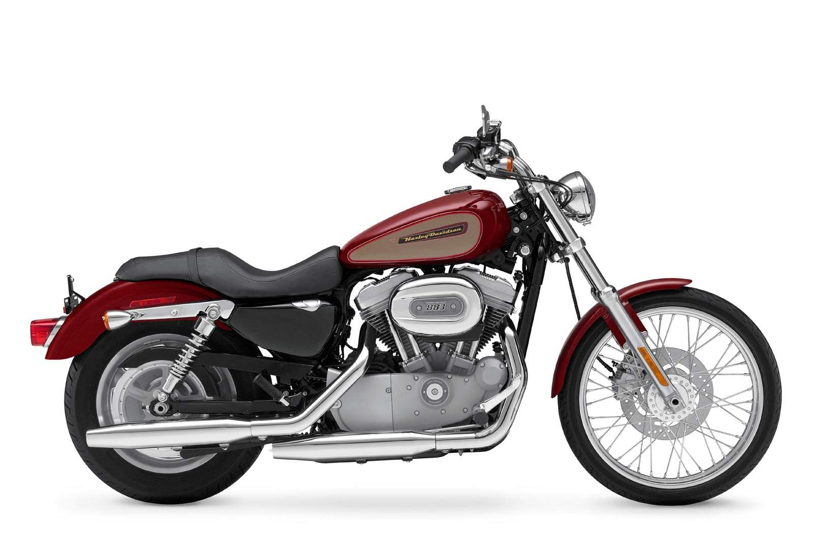Details about   KPMI 2004-2009 Harley-Davidson XL883C Sportster 883 Custom EXHAUST CONVERSION VA 
