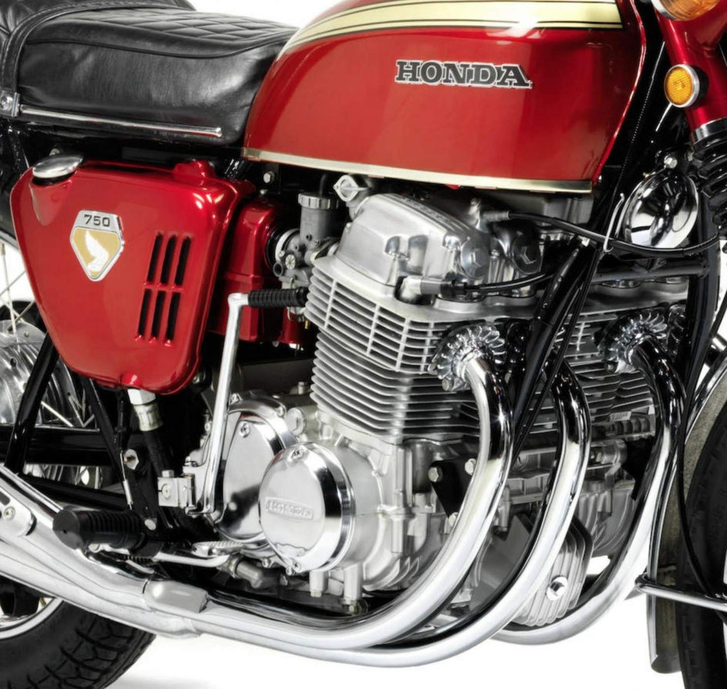 LPM Honda CB750K0 Side Cover Set – 1969-1970 CB750 Right & Left Panels, Black