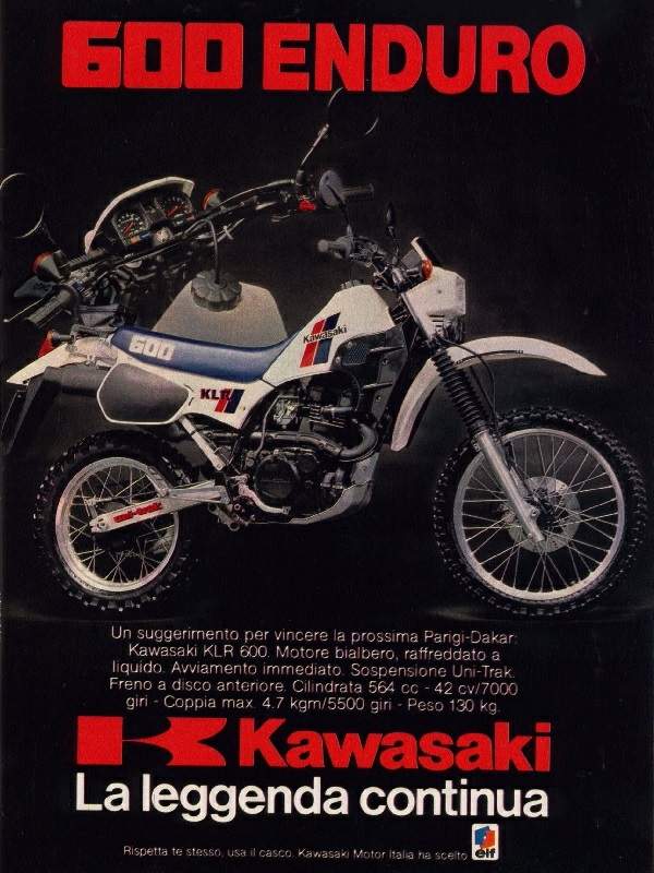 KAWASAKI KLR 600 KL600A 1984-1986 FRONT STAINLESS BRAIDED BRAKE KIT GPZ ZX 