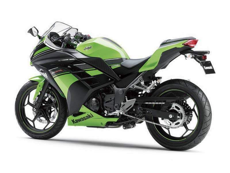 ulovlig vant Blå Kawasaki Ninja 300