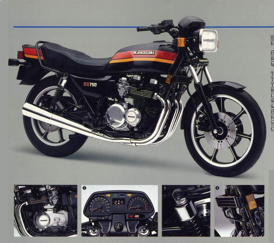 Kawasaki GT 750 (1982-87) technical specifications