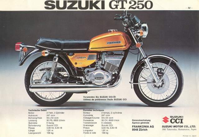 0250 CC Small End Bearing Suzuki GT 250 L 1974
