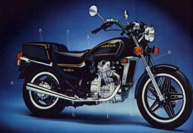 1978 Honda Gl 500 Silver Wing