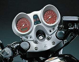 Motorrad Retro Modifizierter Kilometerzähler Tachometer Kilometer (Silber)