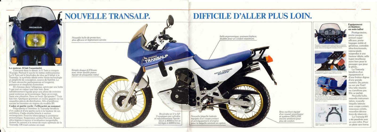 Retrospective: Honda XL600V Transalp: 1989 – 1990