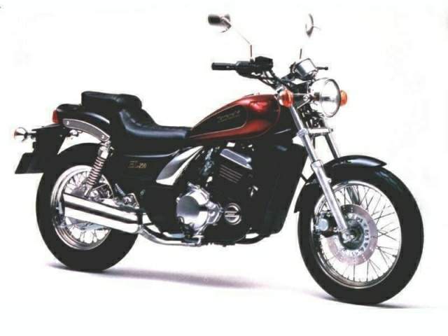 Turbulens Teasing Udpakning 1991 Kawasaki EL 250E Eliminator