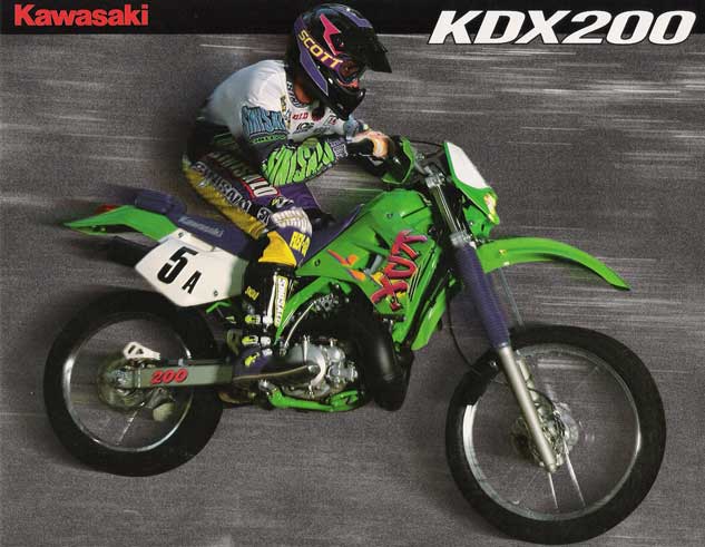 2000 kdx200 weight