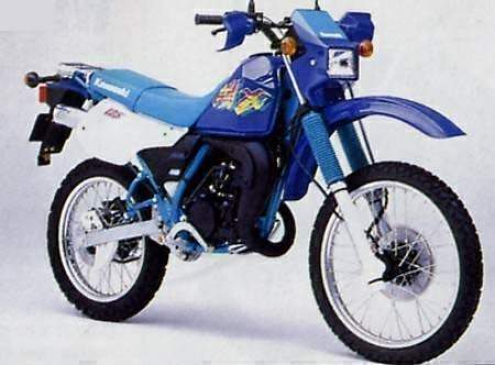 1995-1997 MX125B Bj 8 Tachowelle passend für Kawasaki KMX 125 B 