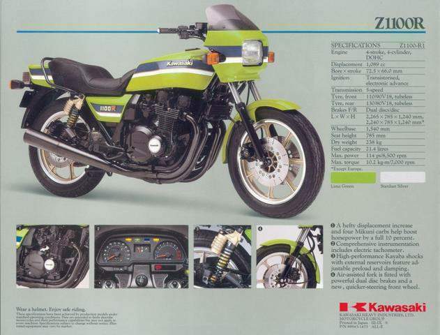 1982 Kawasaki Z 1000R Eddie Replica