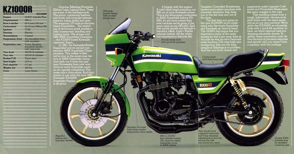 1982 Kawasaki Z 1000R Eddie Replica
