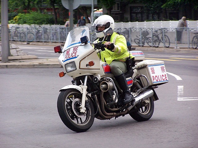 Honda CBX750 Police Exterior and Interior 