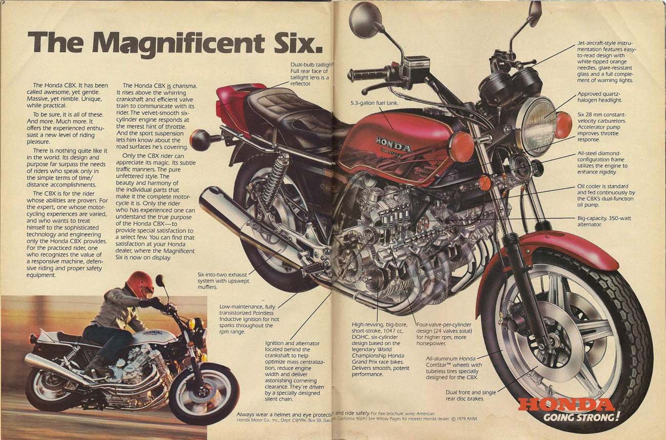 Honda CBX1000 “Big Six” Bore Engine