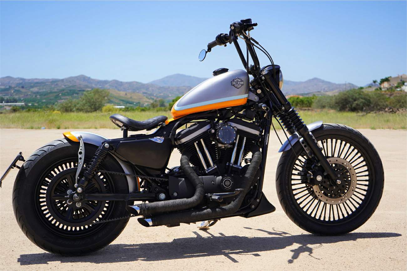 Harley Davidson Sportster Bobber Gulf by Lord Drake Kustoms