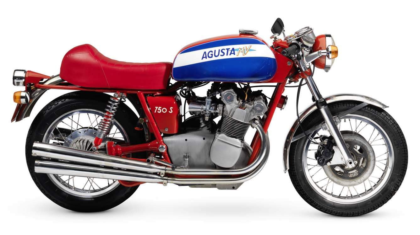 Classic bike 1/24 mv agusta 750 s 1973 motorrad motorcycle 