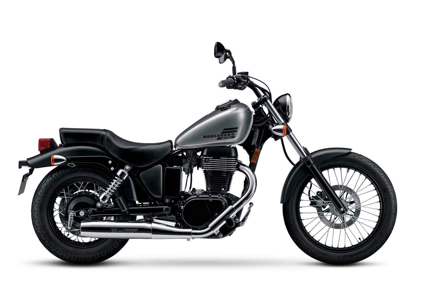 VtwinWorld.com Leather Tank Cover / Chap Pad For Suzuki Savage LS650 & Boulevard S40 - UK Made