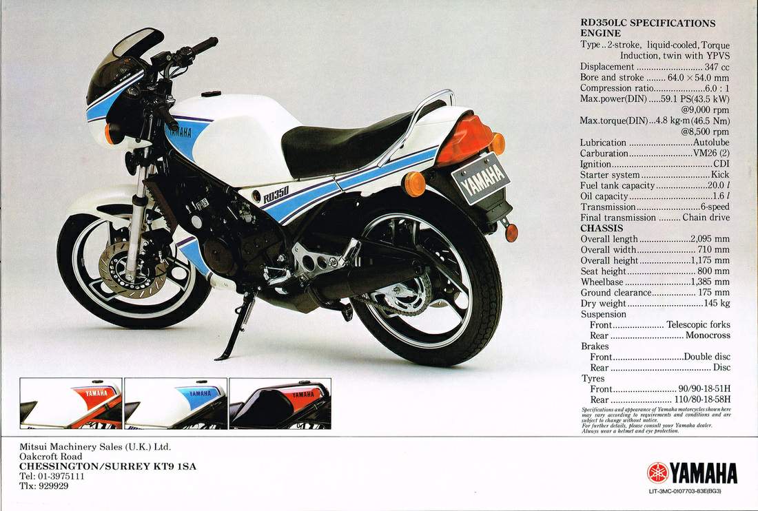 Tachowelle für Yamaha RD 350 LC YPVS 31K 31K 1983 27/50/59 PS 20/37/43 kw 