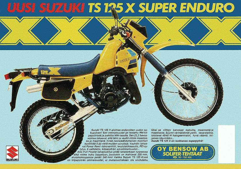 Vi ses Formen to uger Suzuki TS125X