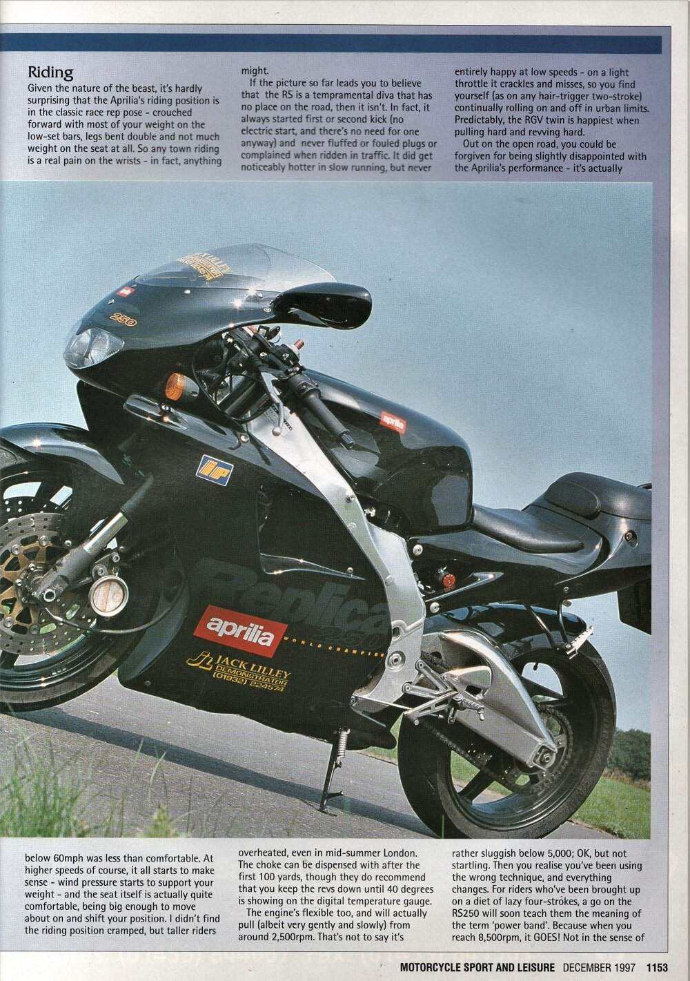 1997 Aprilia Rs 250