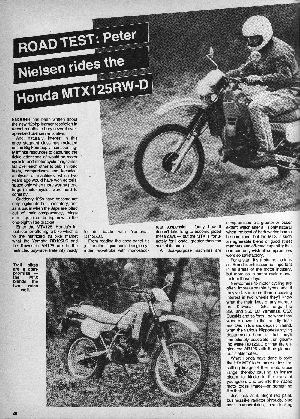 1982 Honda MTX 125R