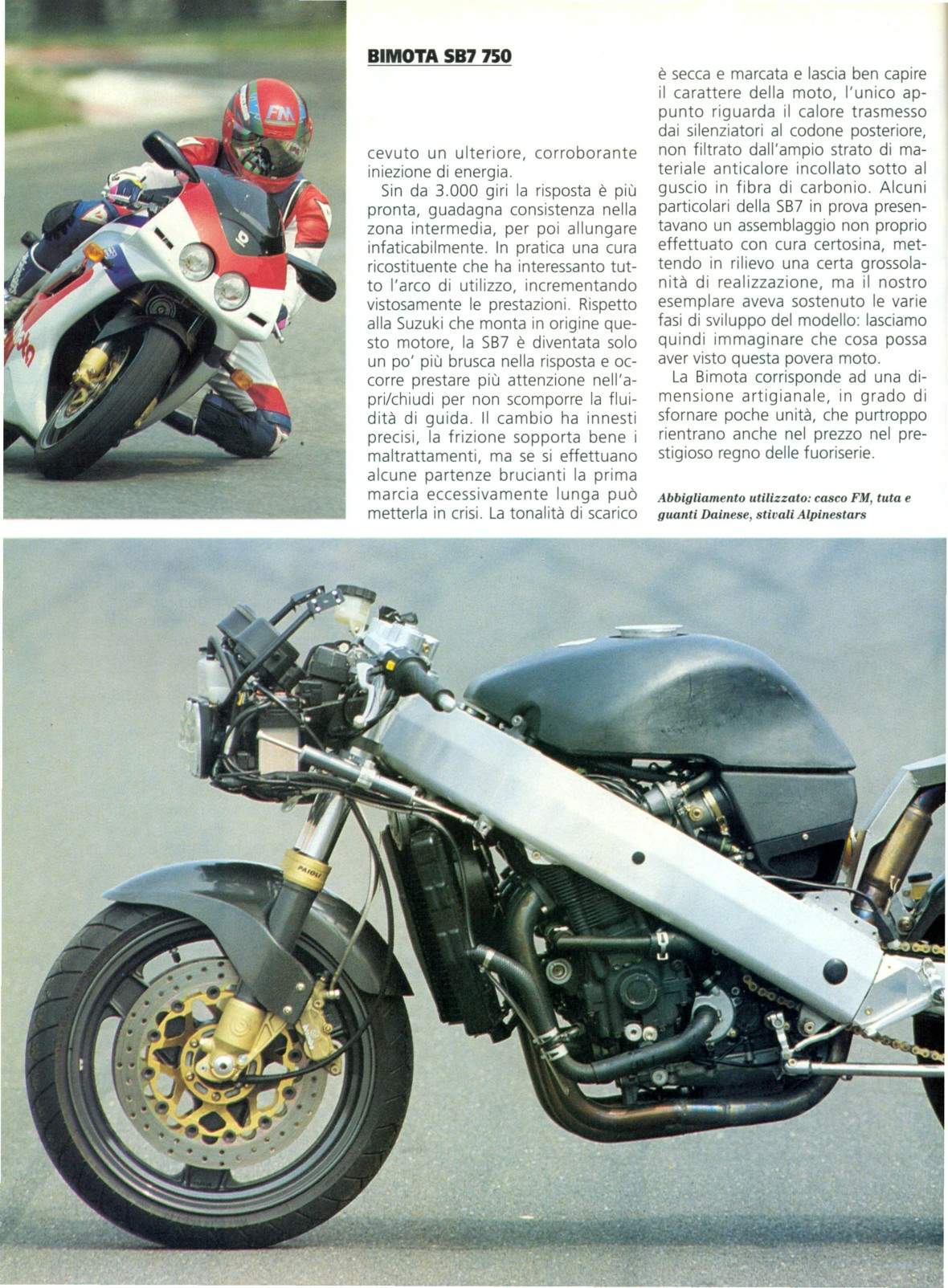 Bimota Bimota SB7 750cc 1994 Sintered Motorcycle Front Brake Pads 